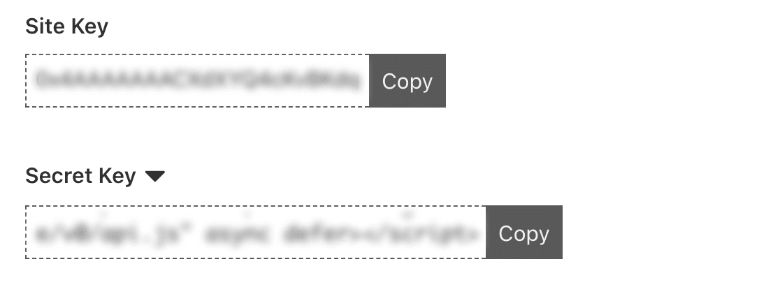 Cloudflare Site Key and Secret Key Cloudflare 站点密钥和密钥